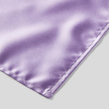 Load image into Gallery viewer, Lilac Satin Tie and Pocket Square Set Fabric
