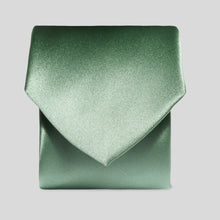 Load image into Gallery viewer, Leaf Satin Tie and Pocket Square Set Tie
