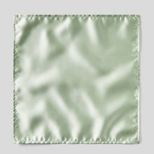 Load image into Gallery viewer, Sage Green Satin Tie and Pocket Square Set Pocket Square
