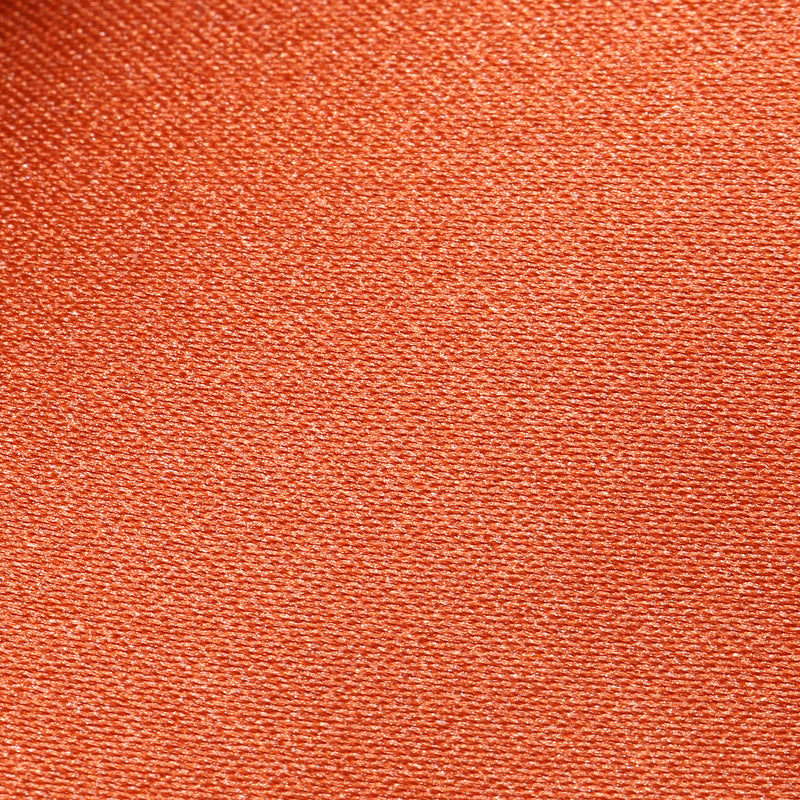 Rust Satin Tie and Pocket Square Set Swatch