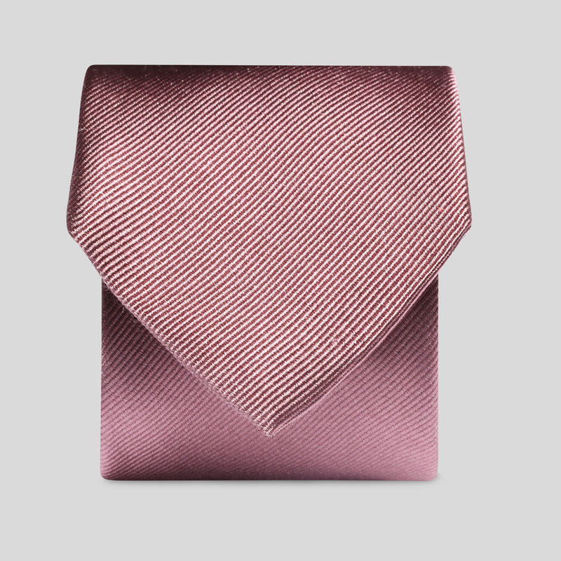 Dusky Pink Silk Tie and Pocket Square Set Tie