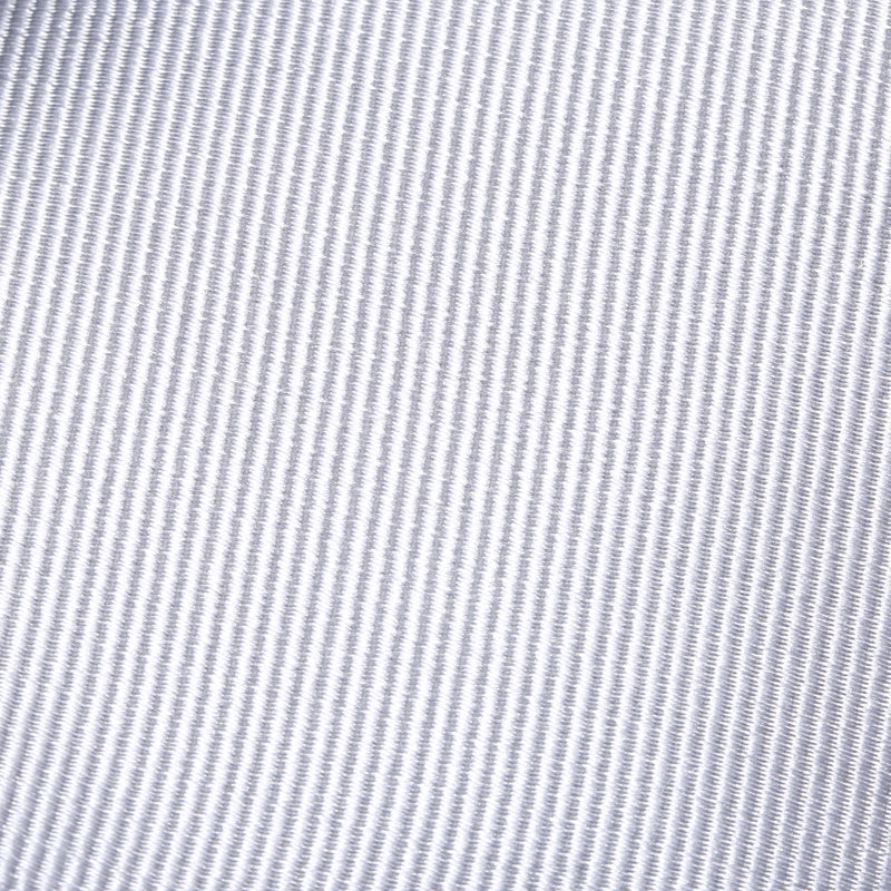 Silver Grey Silk Tie and Pocket Square Set Swatch