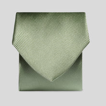 Load image into Gallery viewer, Lime Green Silk Tie and Pocket Square Set Tie
