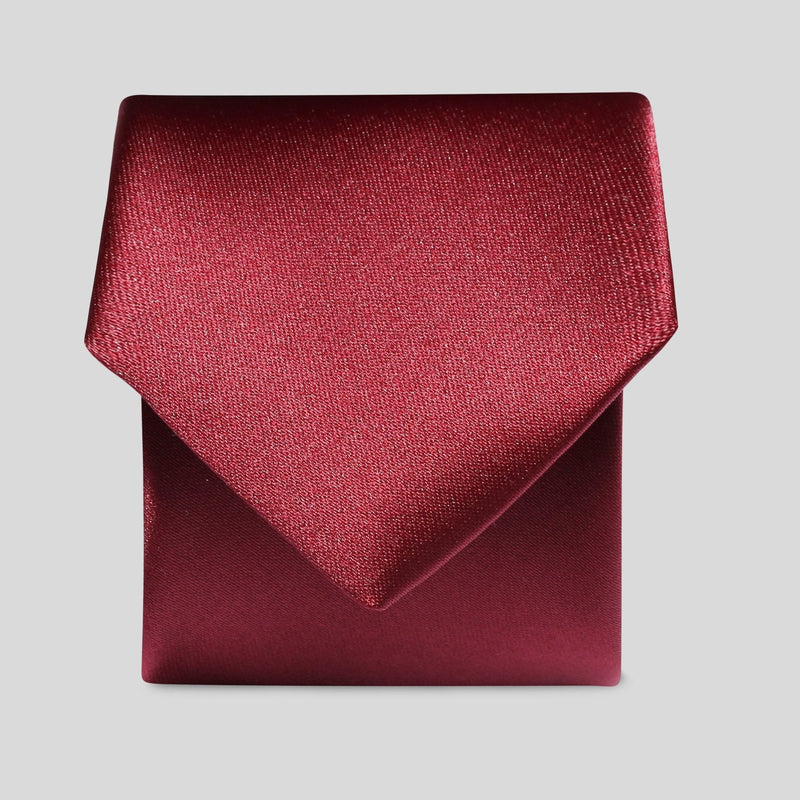 FBA Burgundy Satin Tie