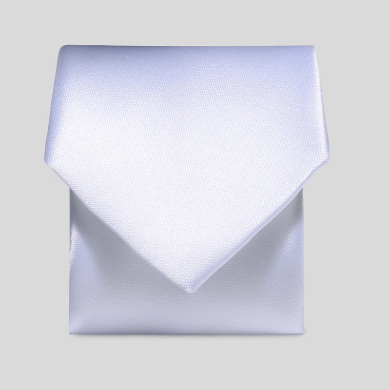 FBA White Satin Tie