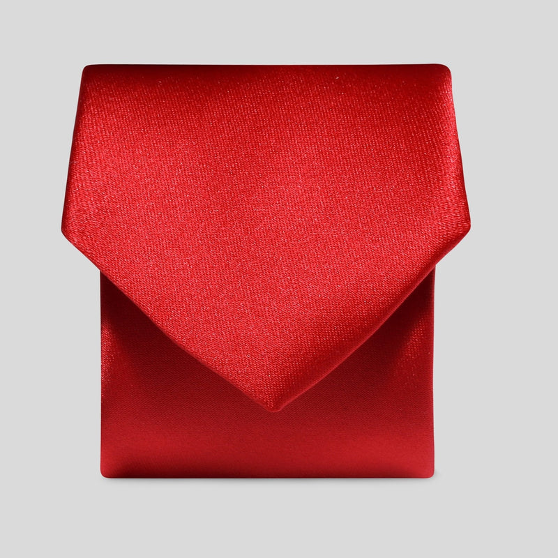 FBA Scarlet Red Satin Tie