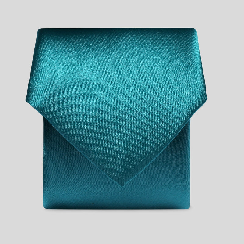 FBA Teal Satin Tie